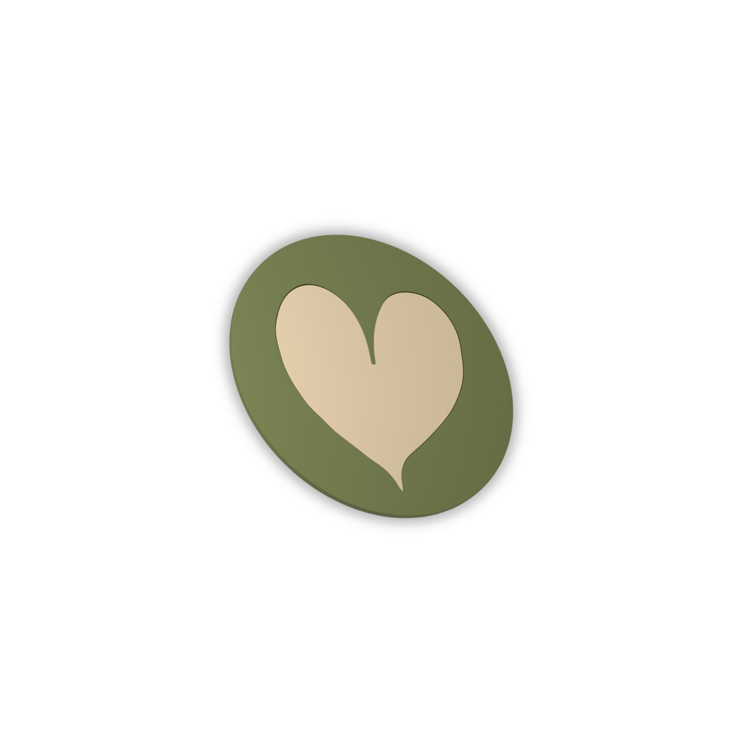 Heart Coaster Matcha Set