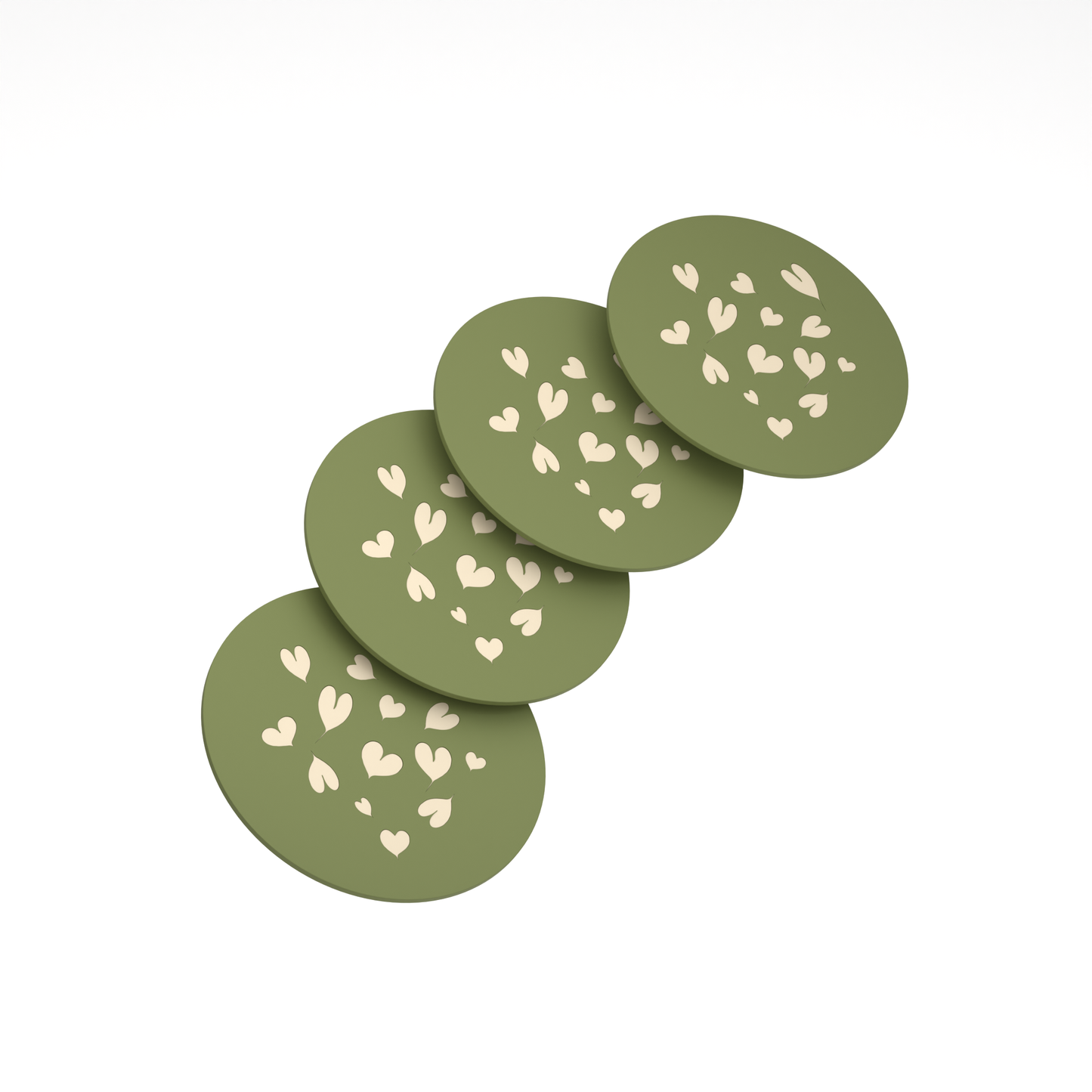 Little Hearts Coaster Matcha Set