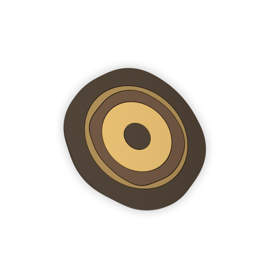 Eye Coaster Brown Big