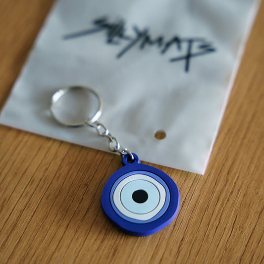 Eye Blue Keychain