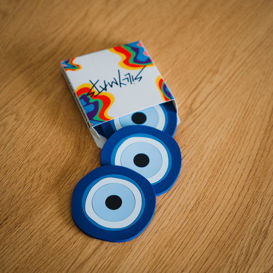 Eye Coaster Blue Set