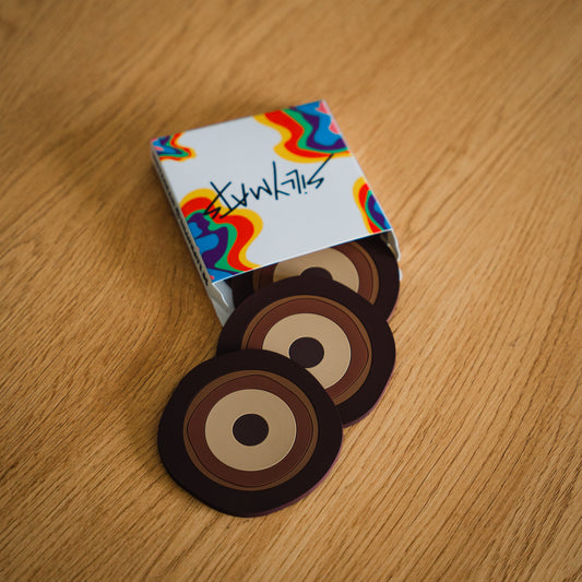 Eye Coaster Brown Set