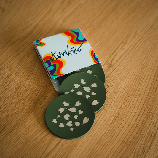 Little Hearts Coaster Matcha Set